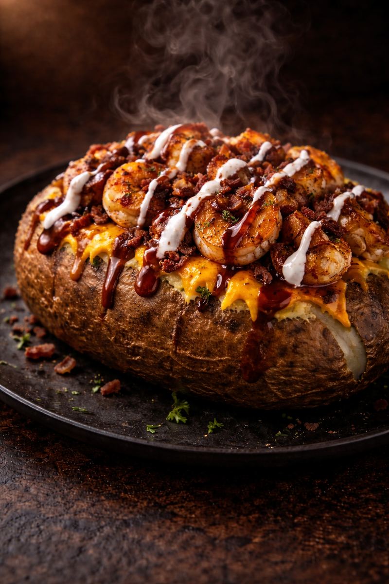 BBQ Bacon Ranch Shrimp Potato